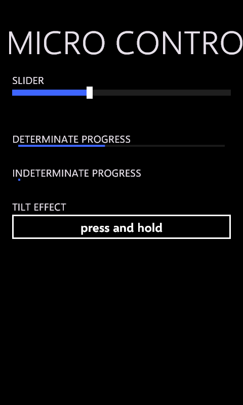 Flutter micro-control reference scene at rest